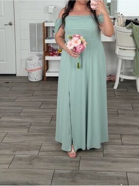David's Bridal | Dresses | Davids Bridal Chiffon Bridesmaids Dress |  Poshmark